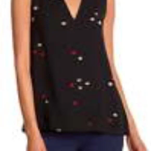 Grey by Jason Wu Abstract Print Sleeveless Blouse - Picture 8 of 10